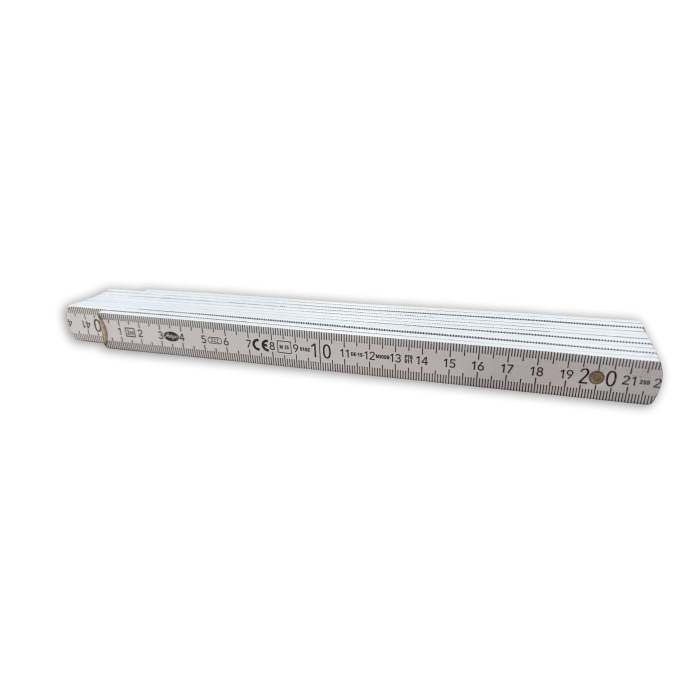 Meterstab weiss einseitig V2